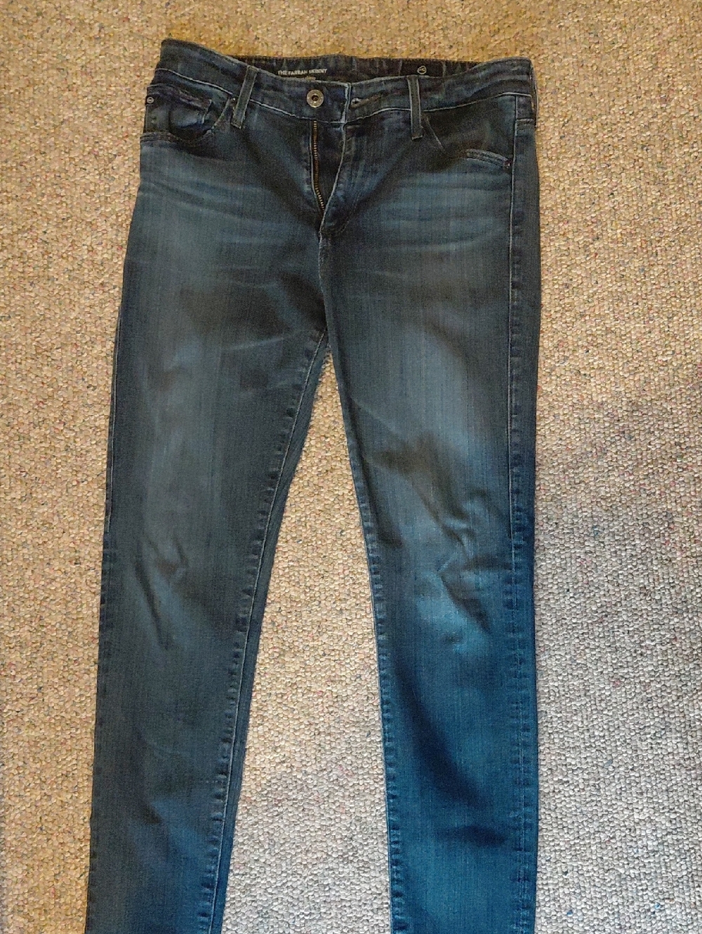 Ag Adriano Goldschmied Farrah Skinny Jeans - Dark Blue